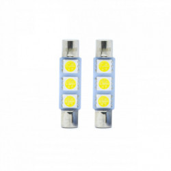 C3W LED žiarovka (3 x SMD 4014) 31 mm 5000k canbus