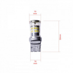 W21W LED žiarovka (48 x SMD 3014) 6000k