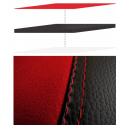 Autotrička Active Alcantara B cihlově červená (Kůže-alcantara)