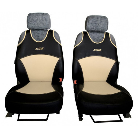 Autotrička Active Sport Leather béžová (Kůže)