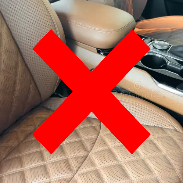 špatně focená sedadla