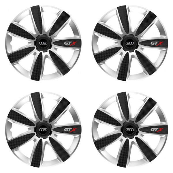 poklice pro Audi 14 GTX CARBON silver/black