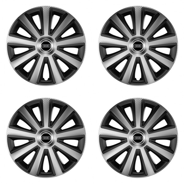 poklice pro Audi 14 Aviator carbon silver&black