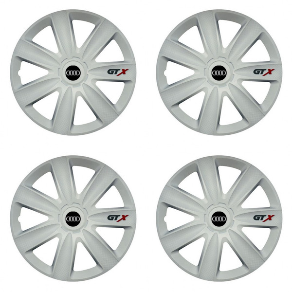 poklice pro Audi 17 GTX carbon white