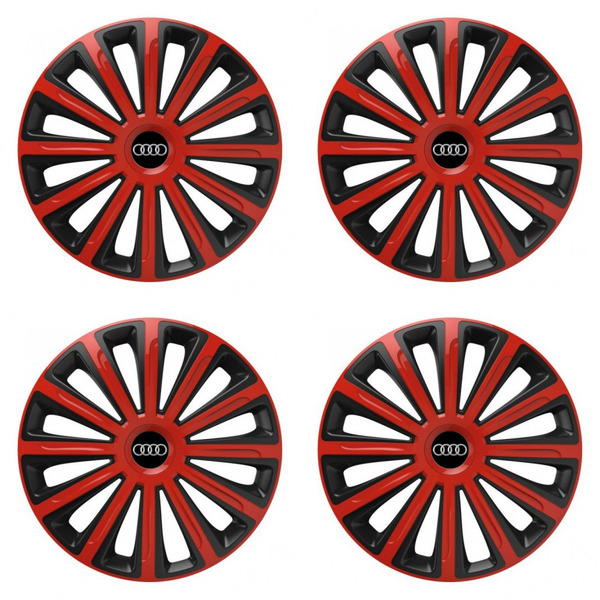 poklice pro Audi 15 TREND red and black