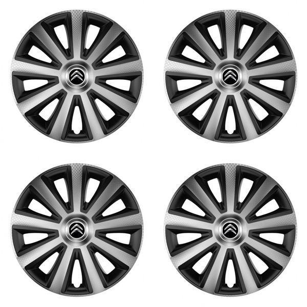 poklice pro Citroen 14 Aviator carbon silver&black