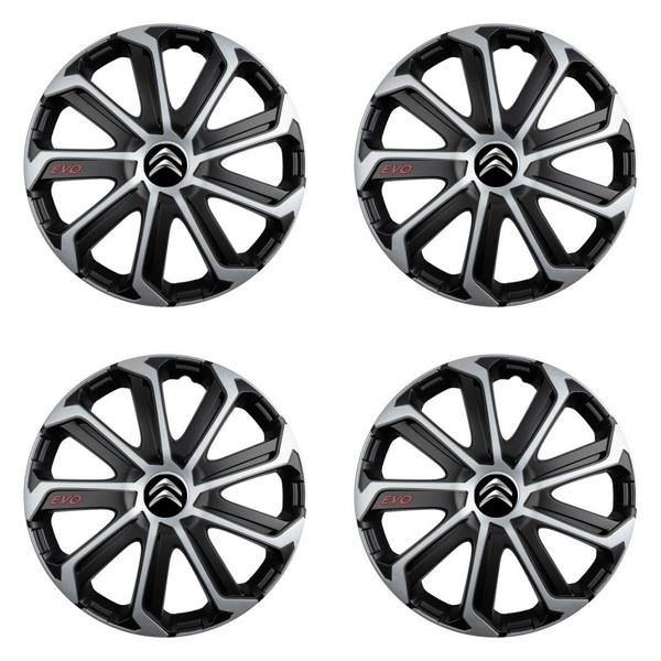 poklice pro Citroen 15 Evo black&silver