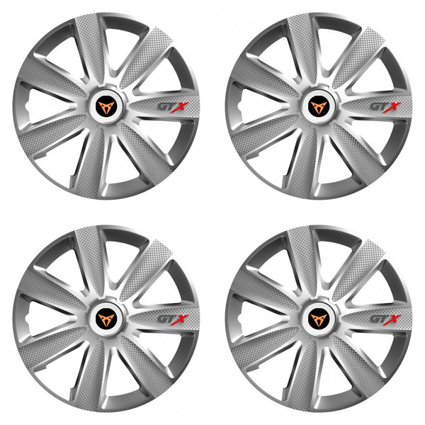 poklice pro Cupra 16 GTX CARBON silver