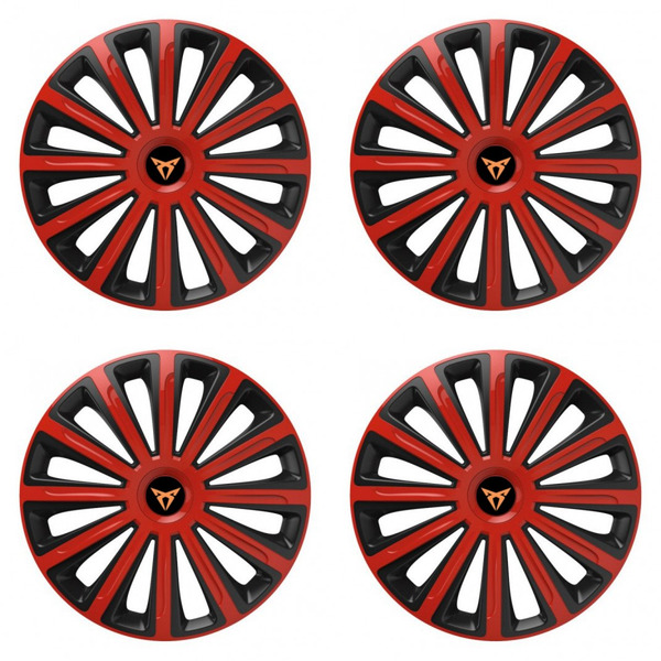 poklice pro Cupra 15 TREND red and black