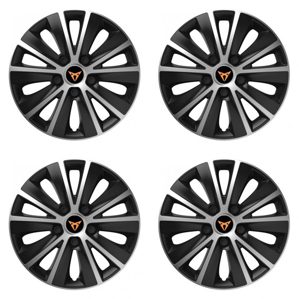 poklice pro Cupra 16 RAPIDE silver and black