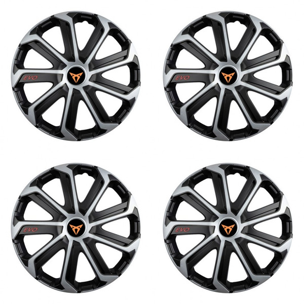 poklice pro Cupra 16 Evo black&silver