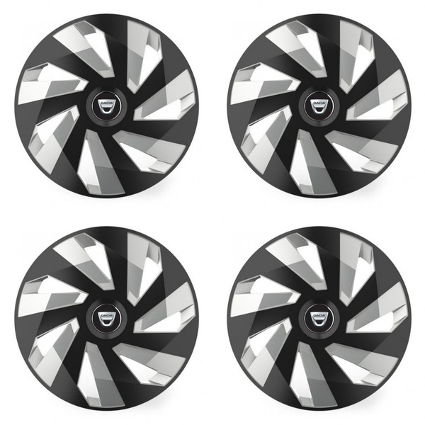 poklice pro Dacia (staršie logo) 16 Vector RC black and silver