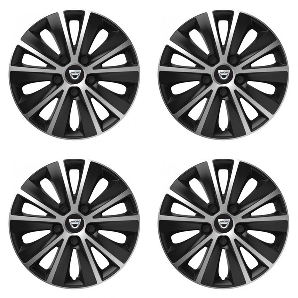 poklice pro Dacia (staršie logo) 15 RAPIDE silver and black