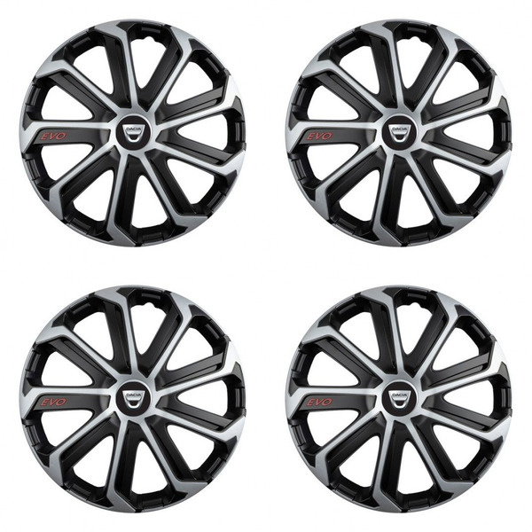 poklice pro Dacia (staršie logo) 16 Evo black&silver