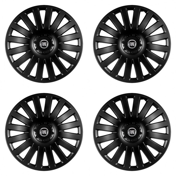 poklice pro Fiat (černý) 15 Smart black