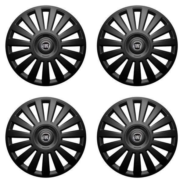 poklice pro Fiat (černý) 14 Luxury black