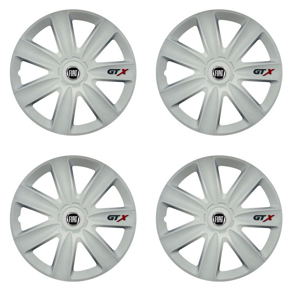 poklice pro Fiat (černý) 17 GTX carbon white