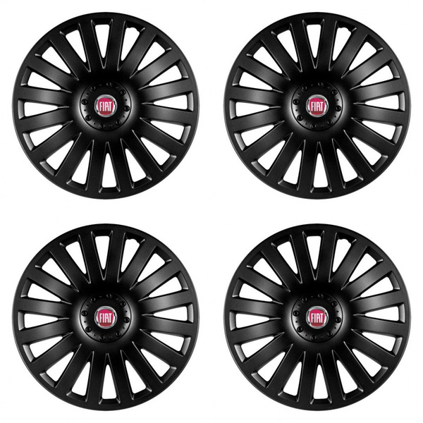 poklice pro Fiat (červené) 14 Smart black