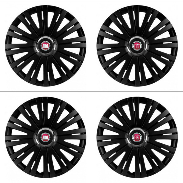 poklice pro Fiat (červené) 15 ACTIVE RC BLACK