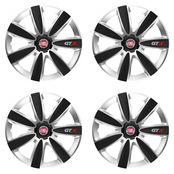poklice pro Fiat (červené) 15 GTX CARBON silver/black