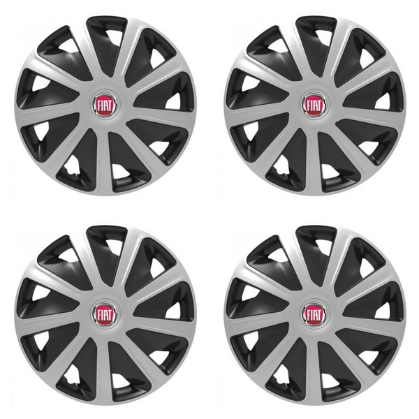 poklice pro Fiat (červené) pre dodávky 16 Craft silver and black