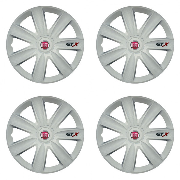 poklice pro Fiat (červené) 17 GTX carbon white