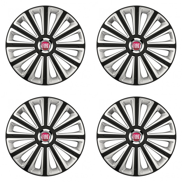 poklice pro Fiat (červené) 15 TREND RC double colour