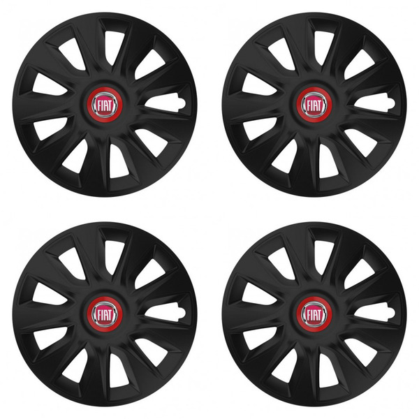poklice pro Fiat (červené) 17 STRATOS RR black