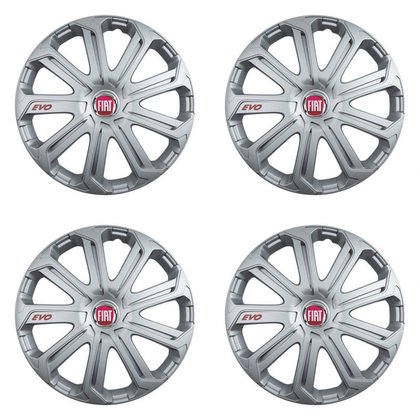 poklice pro Fiat (červené) 16 Evo silver