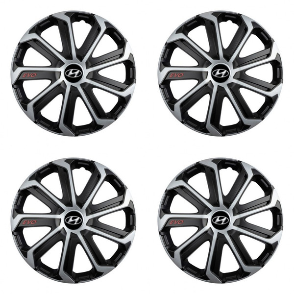 poklice pro Hyundai 15 Evo black&silver