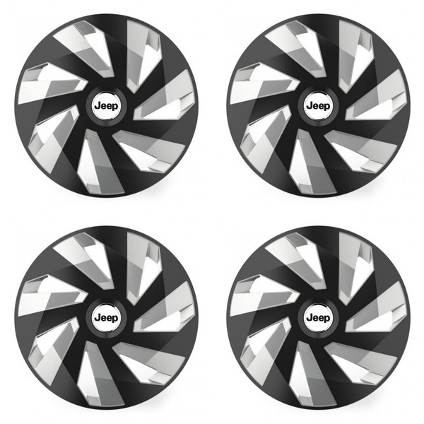 poklice pro Jeep 16 Vector RC black and silver