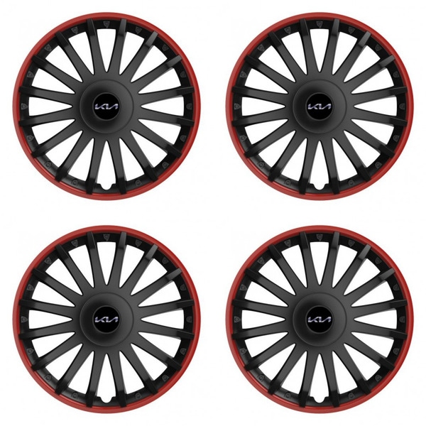 poklice pro Kia (nové logo) 16 CRYSTAL RO black