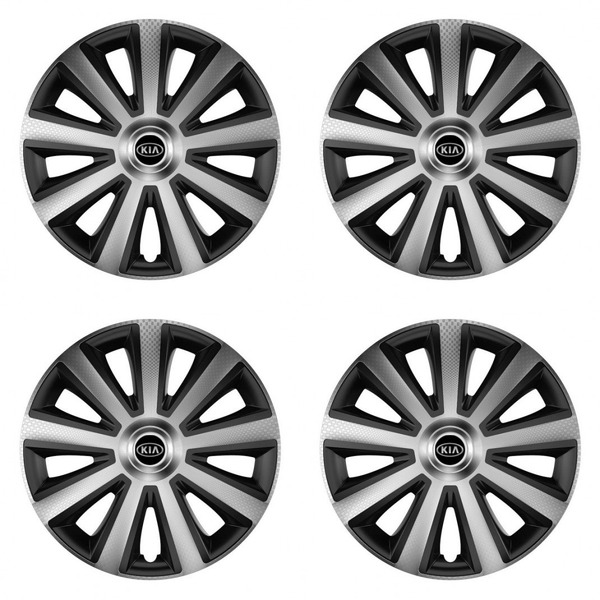 poklice pro Kia (staršie logo) 14 Aviator carbon silver&black