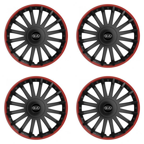 poklice pro Kia (staršie logo) 15 CRYSTAL RO black