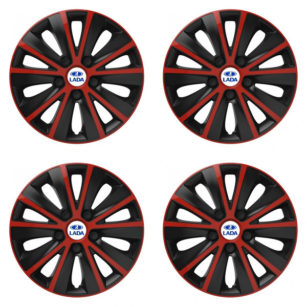 poklice pro Lada 14 RAPIDE red and black