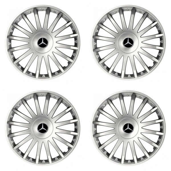 poklice pro Mercedes 16 CRYSTAL silver