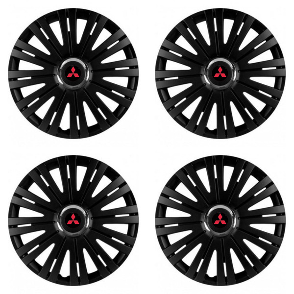 poklice pro Mitsubishi (červené) 14 ACTIVE RC BLACK