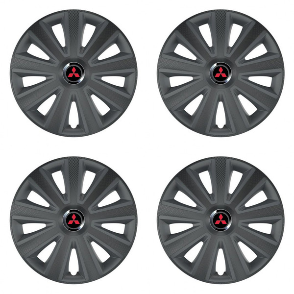 poklice pro Mitsubishi (červené) 14 Aviator carbon RC grafite