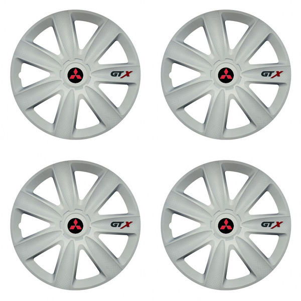 poklice pro Mitsubishi (červené) 14 GTX carbon white