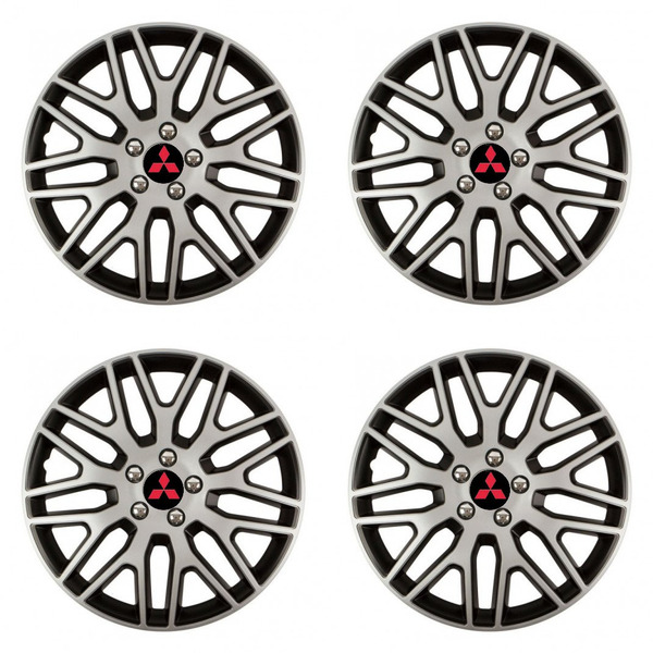 poklice pro Mitsubishi (červené) 14 Dakar NC silver and black