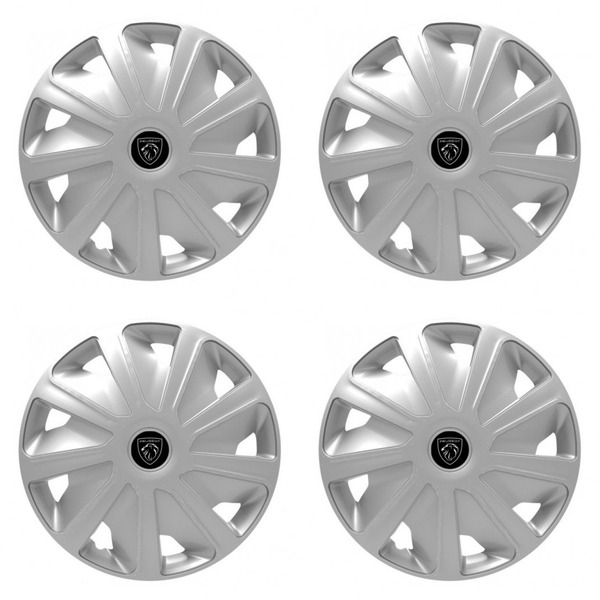 poklice pro Peugeot (nové logo) pre dodávky 15 Craft silver