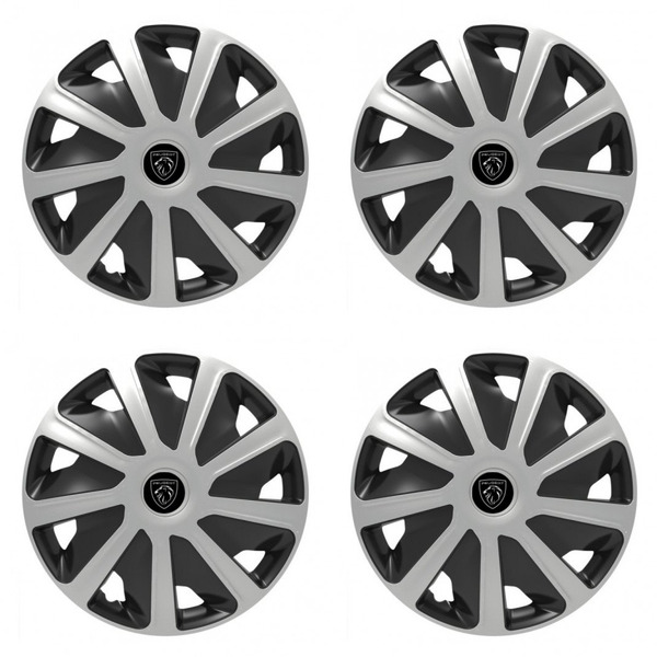 poklice pro Peugeot (nové logo) pre dodávky 16 Craft silver and black