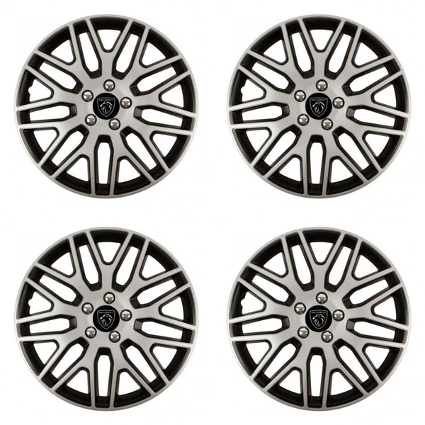 poklice pro Peugeot (nové logo) 14 Dakar NC silver and black