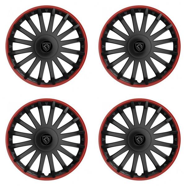 poklice pro Peugeot (nové logo) 15 CRYSTAL RO black