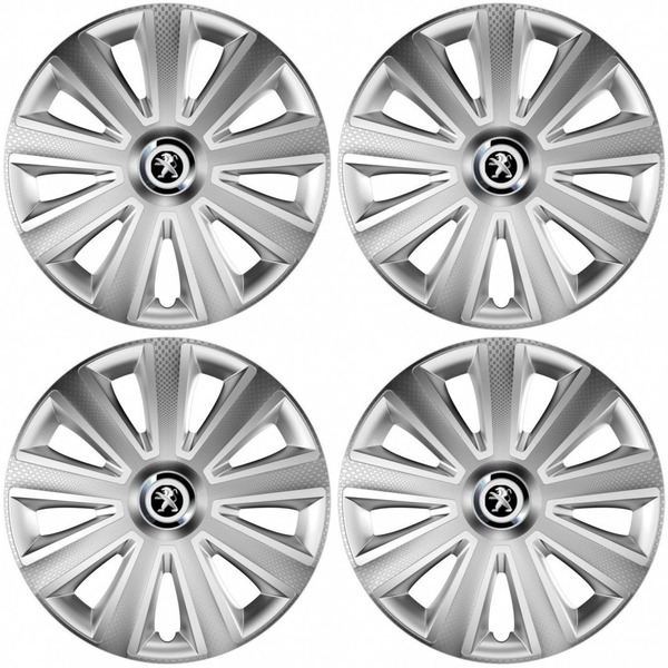 poklice pro Peugeot (staršie logo) 16 Aviator carbon RC 16 silver