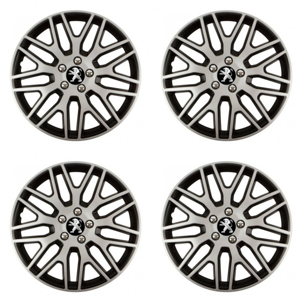 poklice pro Peugeot (staršie logo) 15 Dakar NC silver and black