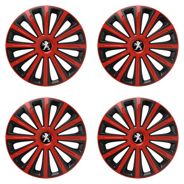 poklice pro Peugeot (staršie logo) 15 TREND red and black