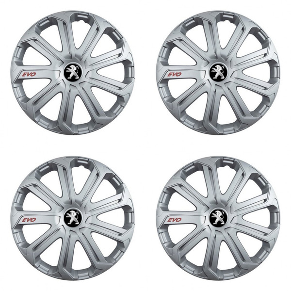 poklice pro Peugeot (staršie logo) 15 Evo silver