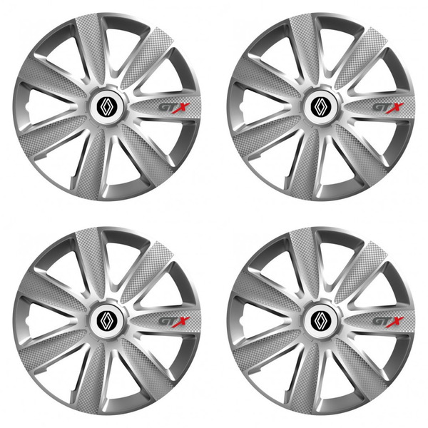 poklice pro Renault (nové logo) 14 GTX CARBON silver
