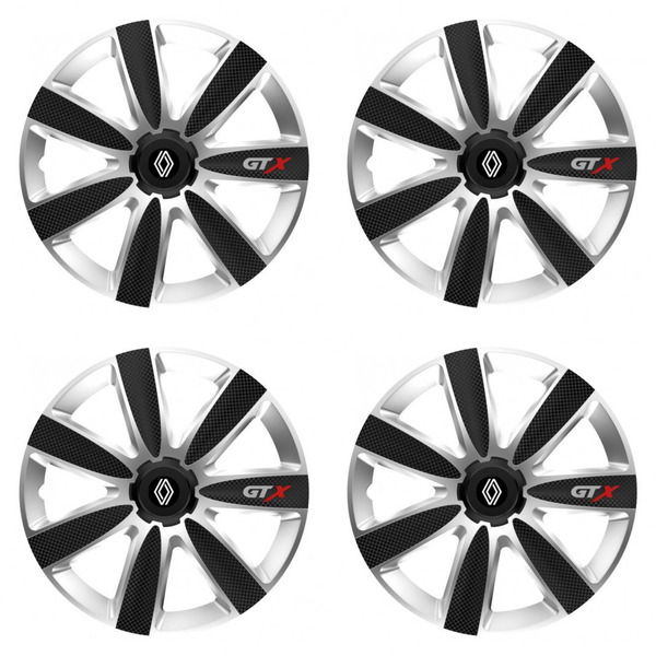 poklice pro Renault (nové logo) 14 GTX CARBON silver/black